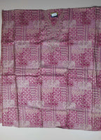 Vibrant Pink Bandhani Silk Suit with Embroidery - Pink - Picture 4