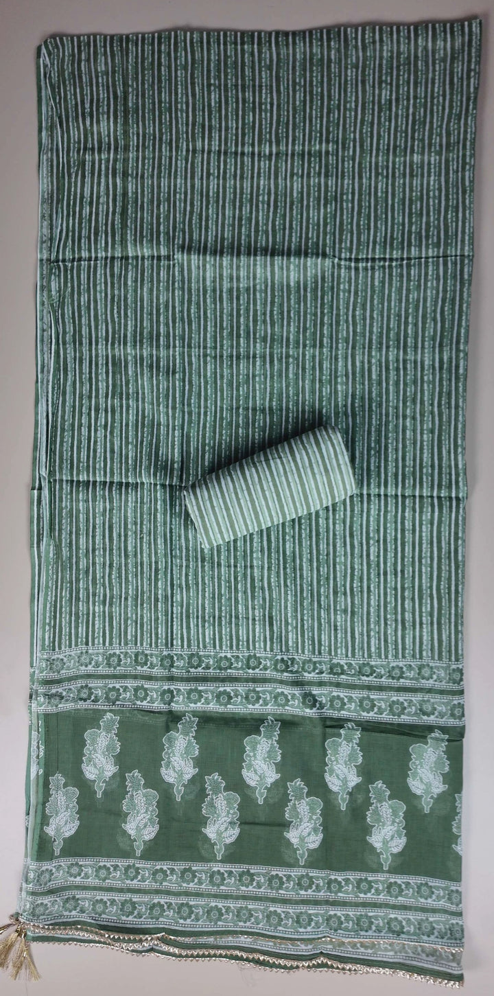 Emerald Green Ethnic Kurta Set with Intricate Patterns - Green - Picture 6