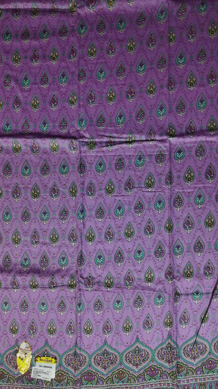 Lavender Paisley Elegance Suit Set - Purple - Picture 3