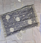 Elegant Silver Embroidered Kurti - Beige - Picture 6