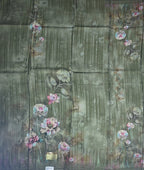 Elegant Floral Green Digital Print Suit - Olive green - Picture 4