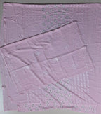 Elegant Pink Silk Saree with Silver Leaf Motifs - Pink - Picture 5