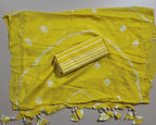 Sunny Yellow Floral Kurta Set with Lace - Yellow - Picture 4