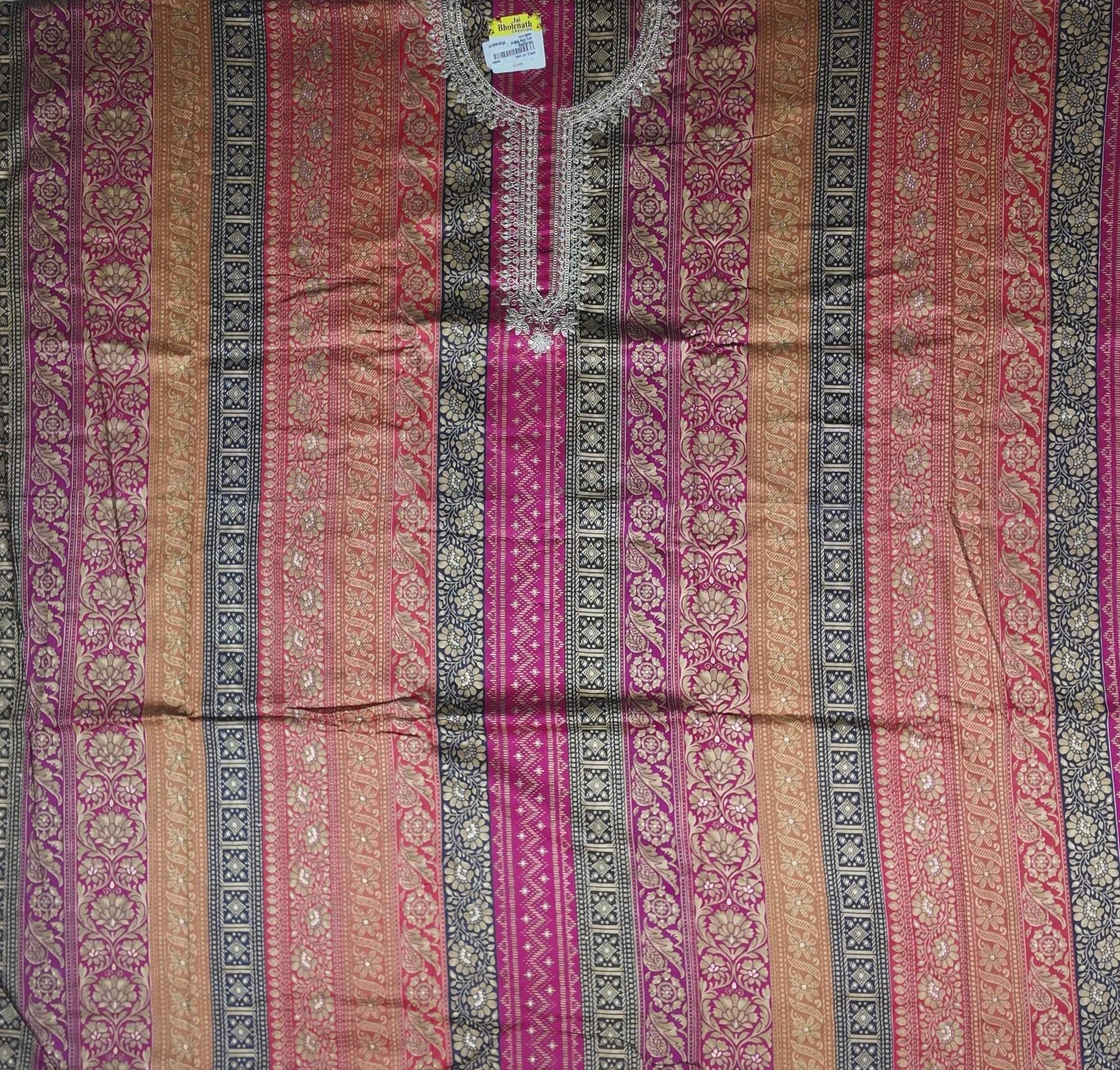 Elegant Multicolor Floral Print Suit - Pink - Picture 4
