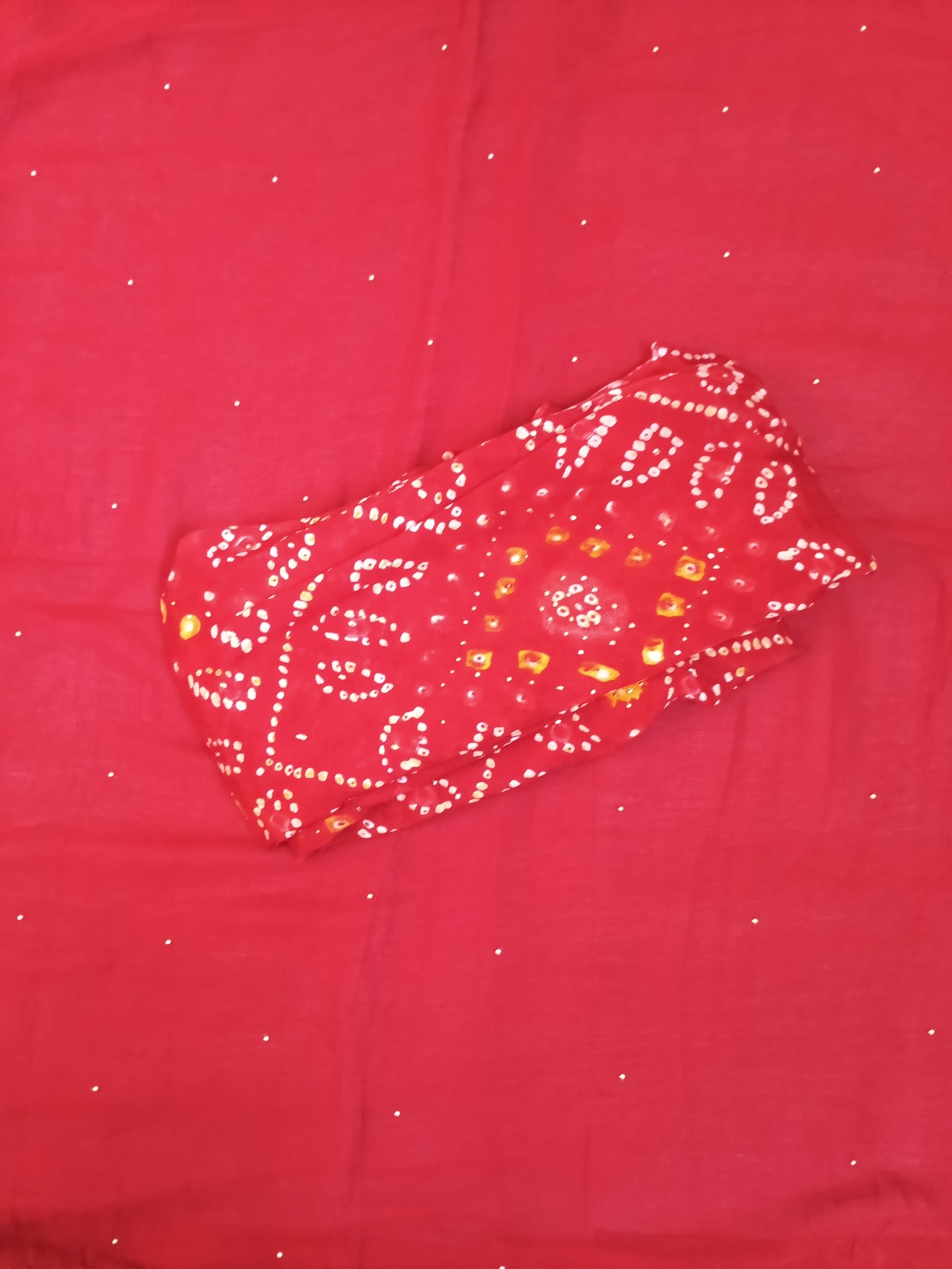 Classic Red Suit with Gold Embroidered Border